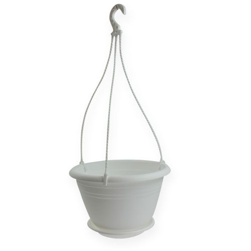 Pakabinamas krepšelis Galicia Ø30cm baltas