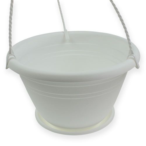 daiktų Pakabinamas krepšelis Galicia Ø30cm baltas