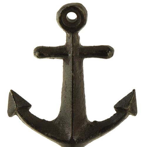 Floristik24 Sienų kabliukas sienų apdaila metalinis inkaras jūrinis 6.5x5x13cm