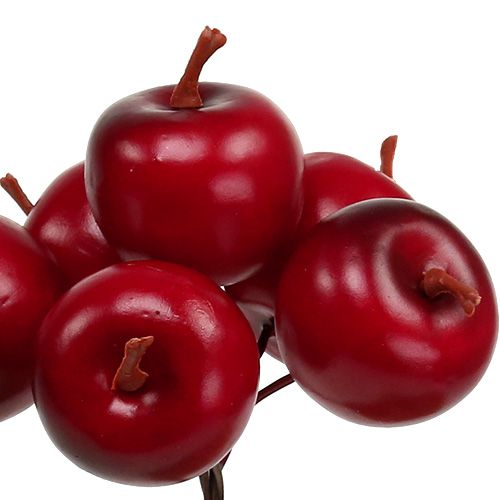 Floristik24 Obuolys Ø3,5cm raudonas 36vnt