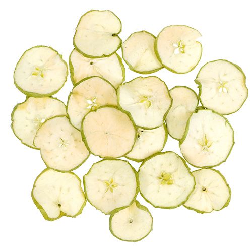 daiktų Žalios obuolių skiltelės 500g