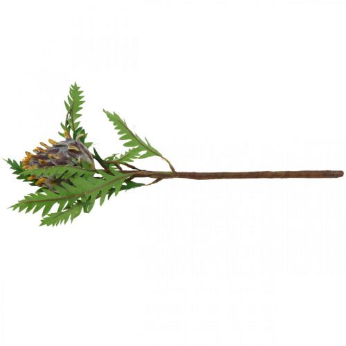 daiktų Deco artišokinis violetinis dirbtinis augalas rudens puošmena Ø7,5cm H42cm