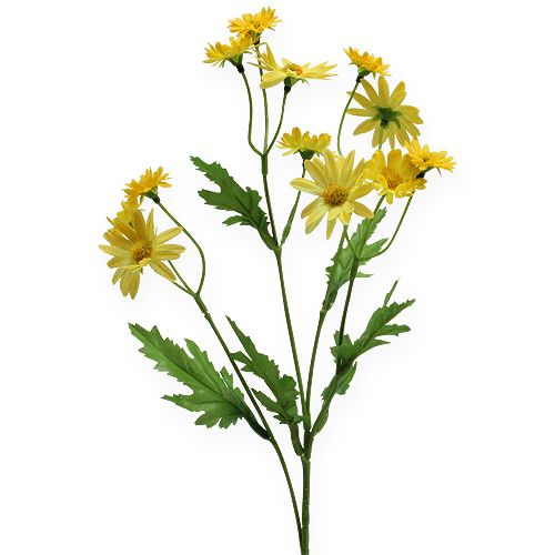 Floristik24 Dekoratyvinė šakelė ramunė geltona 43cm 4vnt