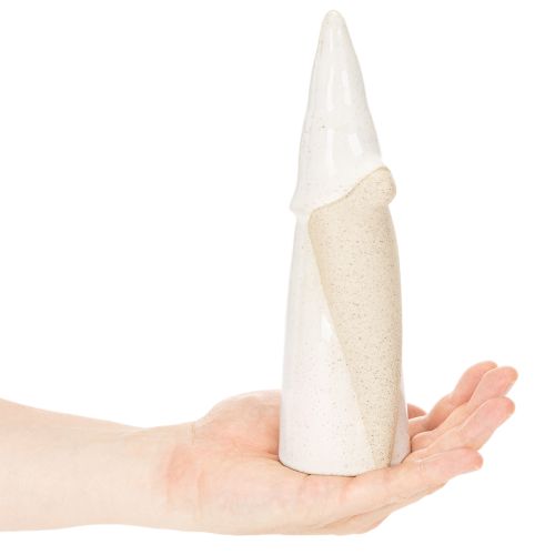 Dekoratyvinė nykštuko figūrėlė, skirta stovėti, kalėdinė dekoracija, keramika, 22 cm | Floristik24.lt