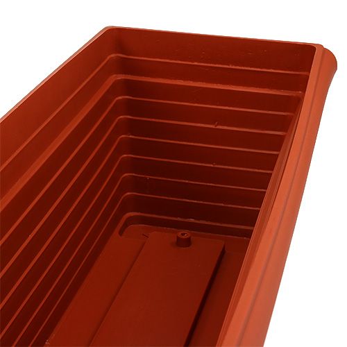 Floristik24 Balkono dėžė &quot;Nowa&quot; terakotinė 64cm, 1vnt