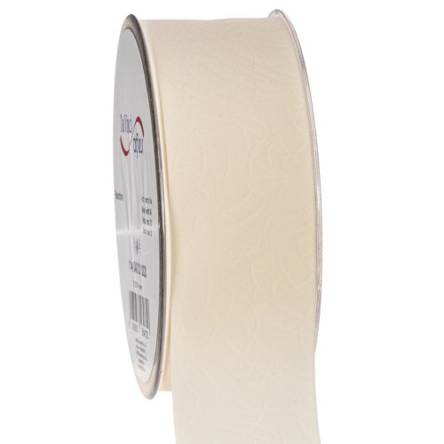 Dekoratyvinė aksominė juostelė, plati, dovanoms ir rankdarbiams, 40 mm x 20 m