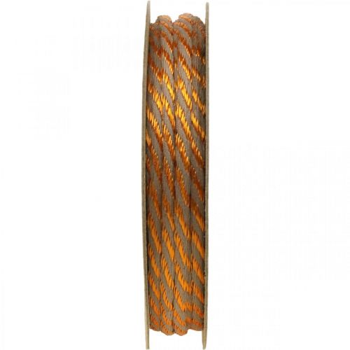Virvelė, papuošalų virvelė, auksinė virvelė Auksinės natūralios spalvos L20m Ø4cm
