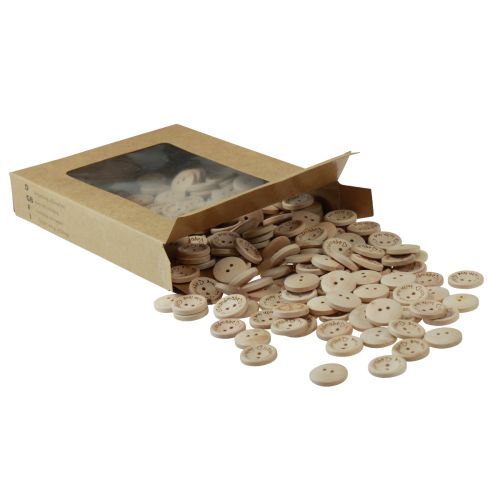 daiktų Craft reikmenys saga medinė saga su užrašu Ø2cm natural 220 vnt