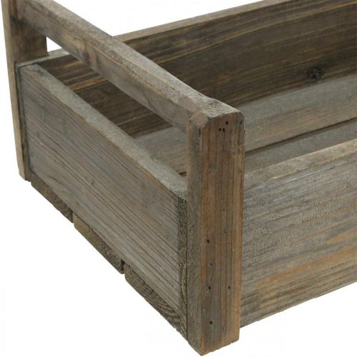 Floristik24 Medinė dėžė rankdarbių dėžutė nušiurusi dekoratyvinė dėžutė medinė 47×28,5×16,5 cm