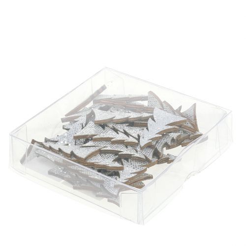 daiktų Blizganti eglutė sklaidymui 4cm 48 vnt