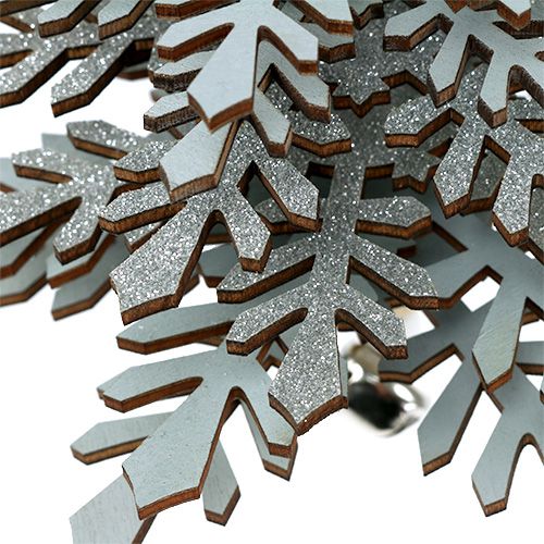 Floristik24 Medis pakabinti sidabrą su varpeliu 40cm