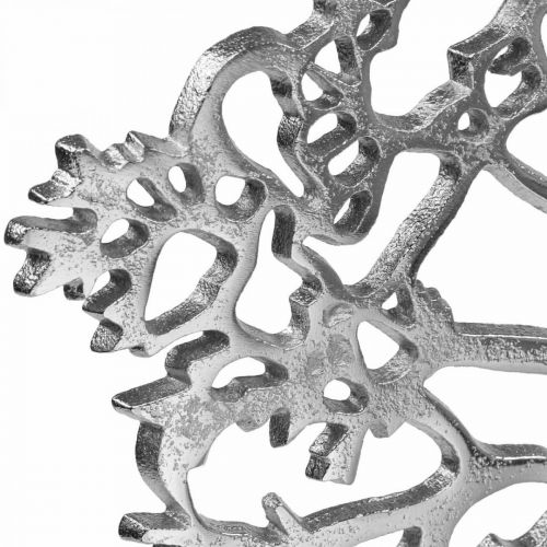Floristik24 Deco medis metalas didelis, metalinis medis sidabrinis medis H42,5cm
