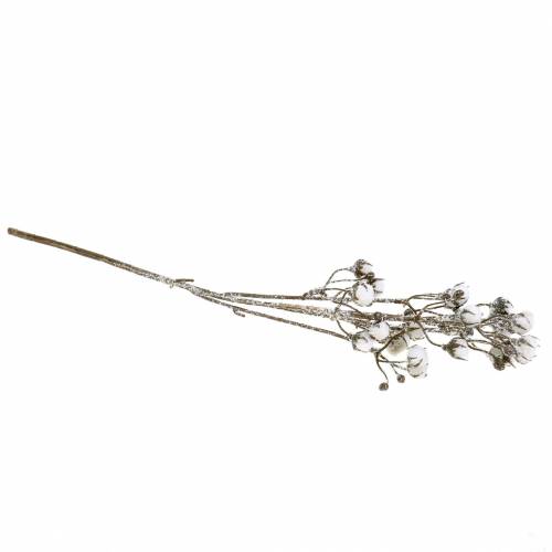 Floristik24 Ledinė medvilnės šakelė 47cm