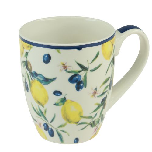 daiktų Alyvuogių ir citrinų puodelis keramikinis 10,5 cm