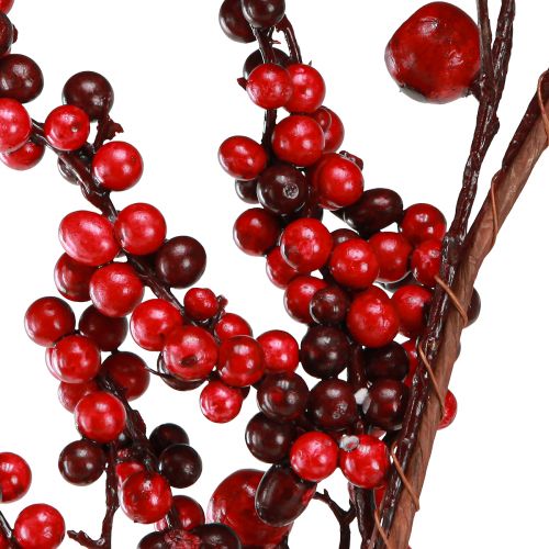 daiktų Uogų girlianda Dirbtinė girlianda su raudonomis uogomis 130cm
