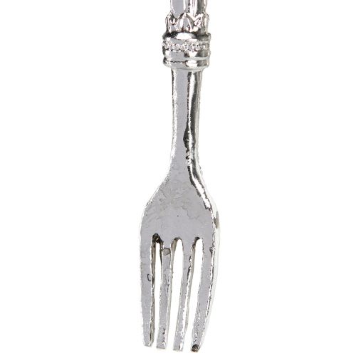 daiktų Stalo įrankių dekoracija pakabinti metalą atrodo sidabrinė 14cm 12 vnt