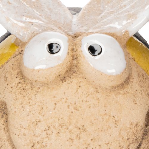 daiktų Keraminė bitės figūrėlė, skirta detaliems akcentams ant palangių ar gyvenamosiose patalpose, 7 cm, 3 dalys