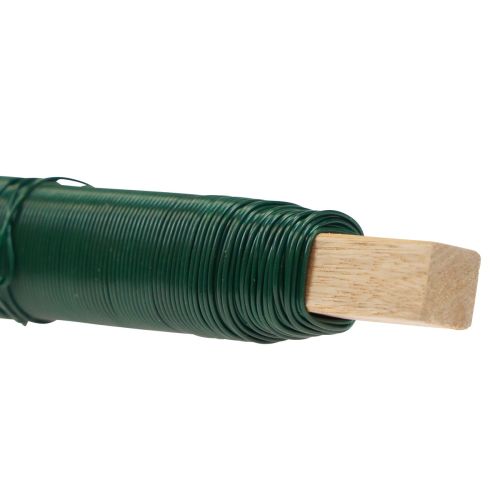 Floristik24 Gėlių vielos vyniojimo vielos rišimo viela žalia 0,65mm 100g 3 vnt