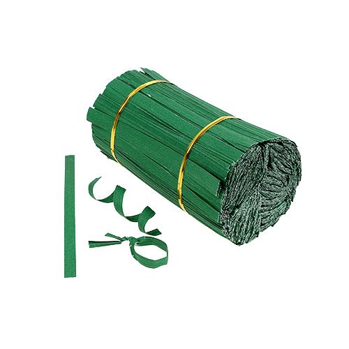 Floristik24 Rišimo juostelės mini žalia 2 laidų 15cm 1000 vnt