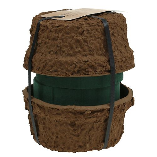 daiktų Drėgnas gėlių putplasčio dubuo gėlių kompozicijoms Ø18cm 2 vnt
