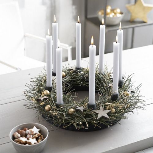 Gėlių putplasčio žiedas juodas Ø44cm H6cm 2vnt