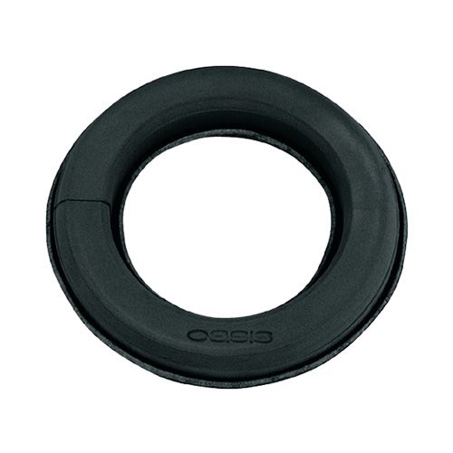 daiktų Gėlėtas putplasčio žiedas su pagrindu juodas H3,5cm Ø17cm 2 vnt