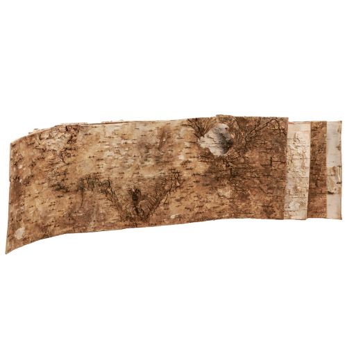Floristik24 Dekoratyvinės beržo žievės juostelės natūralios baltos 48×15cm 6 vnt