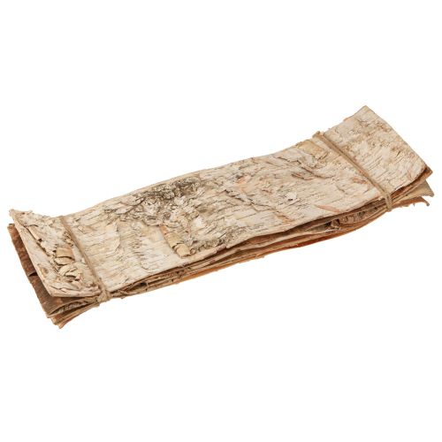daiktų Dekoratyvinės beržo žievės juostelės natūralios baltos 48×15cm 6 vnt