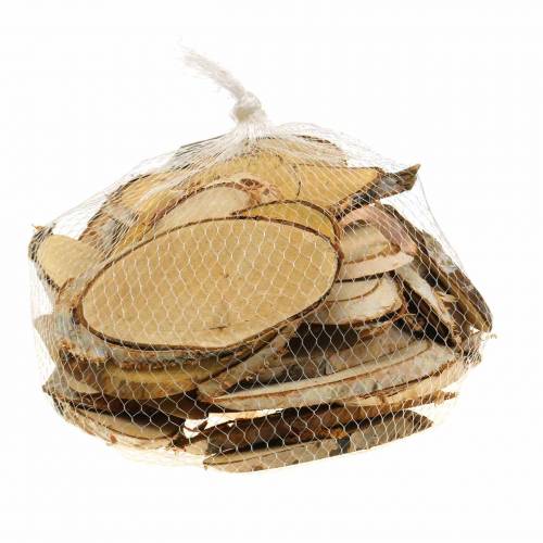Floristik24 Mediniai diskai beržas ovalus natūralus 7,5 × 13cm 1kg