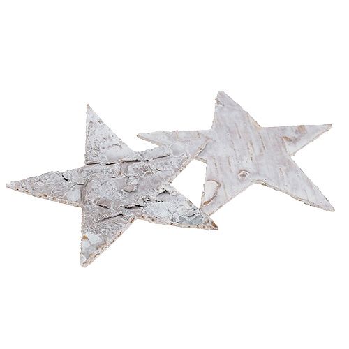 daiktų Beržo žvaigždė baltinta 6,5cm 36 vnt