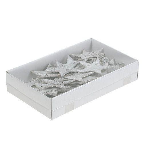 daiktų Beržo žvaigždė baltinta 6,5cm 36 vnt