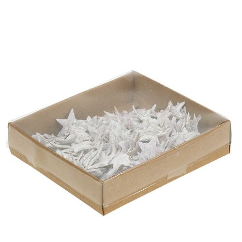 daiktų Beržinės žvaigždės mini 2cm - 2,5cm balintos 150 vnt