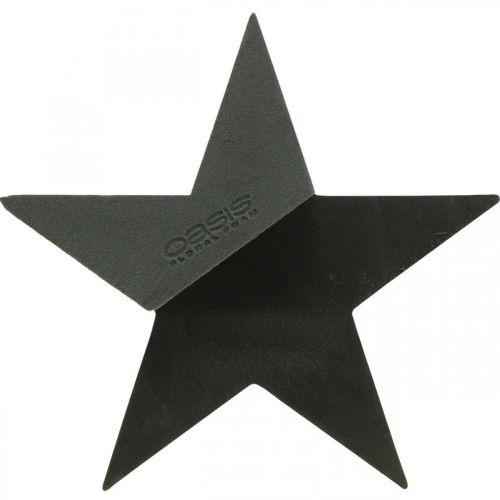 Floristik24 OASIS® Black Bioline® Floral Foam Star Black H30cm 2vnt