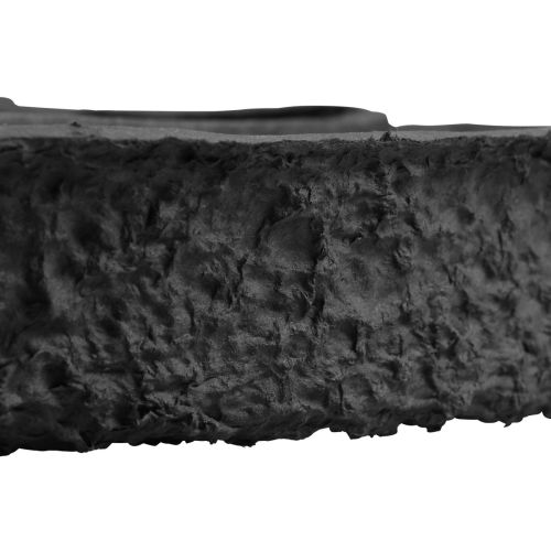 daiktų Oasis Black Biolit augalo širdelė atvira juoda augalo dubuo 50cm