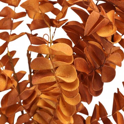 daiktų Dirbtiniai augalai rudens puošmena dirbtinė šakelė lapai oranžiniai 46cm