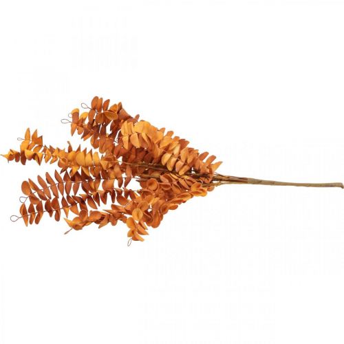 daiktų Dirbtiniai augalai rudens puošmena dirbtinė šakelė lapai oranžiniai 46cm