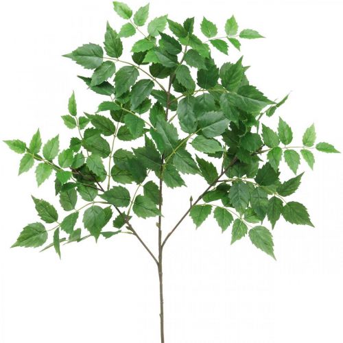 Deco šakelė Dirbtinių lapų šakelė Žalia beržo šakelė 90cm