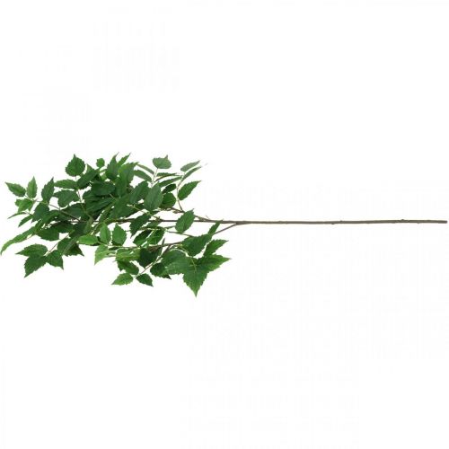 Floristik24 Deco šakelė Dirbtinių lapų šakelė Žalia beržo šakelė 90cm