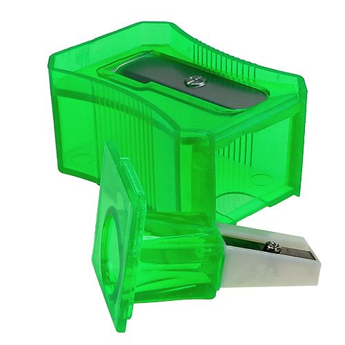 Floristik24 Pieštukų drožtukas žalias 6cm