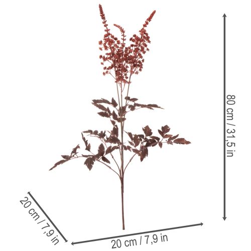 Dirbtinė gėlė Astilbe ilgakotė spindesys 80cm | Floristik24.lt