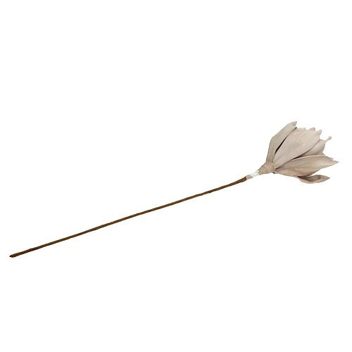 Floristik24 Žiedų šakų putplastis pilkas 65cm