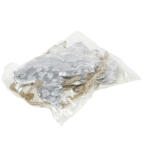 Gėlėtas paukštis drugelis metalinis 5,5cm - 7,5cm 15vnt | Floristik24.lt