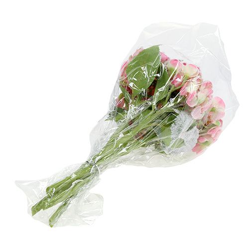 daiktų Rožinė hortenzija su sniegu 33cm 4 vnt