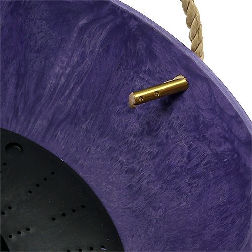Floristik24 Gėlių krepšelis &quot;Fiona&quot; Ø25cm H12cm violetinis