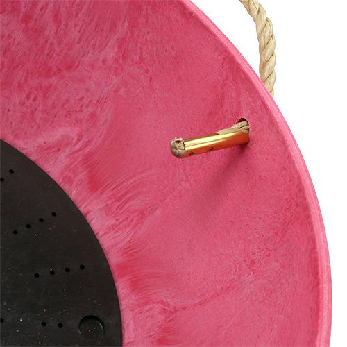 Floristik24 Gėlių krepšelis "Fiona" Ø25cm H12cm rožinis