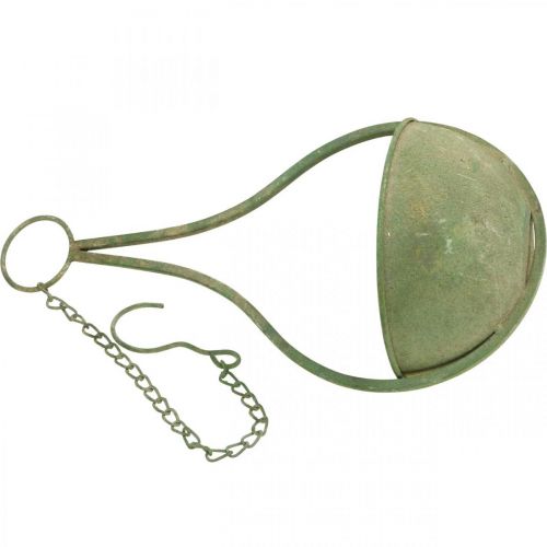 daiktų Gėlių krepšelis, pakabinamas krepšelis, metalo apdailos sodas Ø16cm H38cm