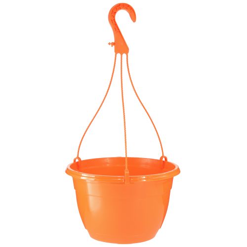 Pakabinamas krepšelis oranžinis pakabinamas vazonas augalo vazonas Ø25cm H50cm