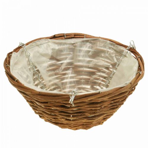 daiktų Pakabinamas krepšelis Rudas Pakabinamas krepšelis Pakabinamas krepšelis Augalų krepšelis Ø31cm 2vnt