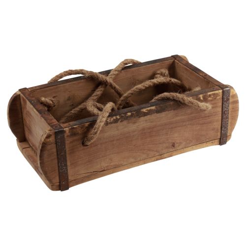 daiktų Pakabinamas krepšelis medinės plytos formos medienos perdirbimas 31,5×15×10 cm