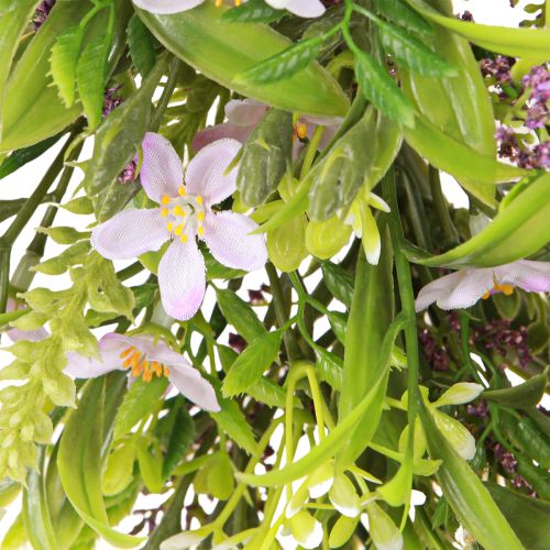 daiktų Dirbtinis levandų Bacho gėlių vainikas Violetinė Ø33cm